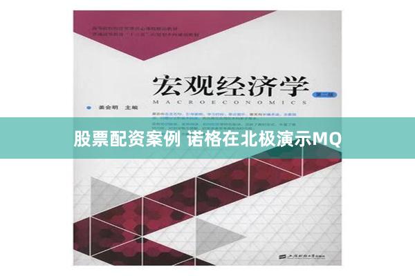 股票配资案例 诺格在北极演示MQ