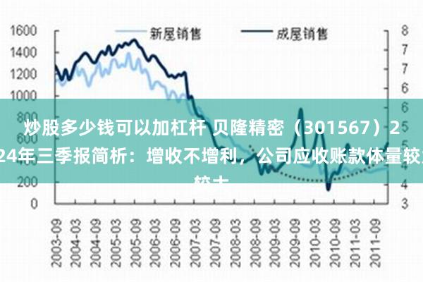 炒股多少钱可以加杠杆 贝隆精密（301567）2024年三季报简析：增收不增利，公司应收账款体量较大