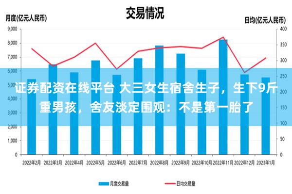 证券配资在线平台 大三女生宿舍生子，生下9斤重男孩，舍友淡定围观：不是第一胎了