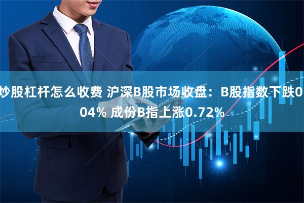 炒股杠杆怎么收费 沪深B股市场收盘：B股指数下跌0.04% 成份B指上涨0.72%