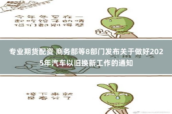 专业期货配资 商务部等8部门发布关于做好2025年汽车以旧换新工作的通知